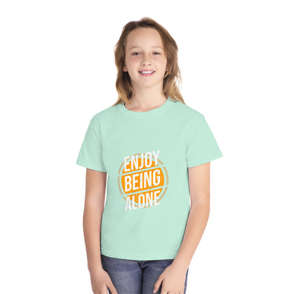 Typography themed Youth Midweight Tee