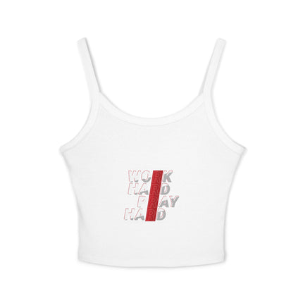 Typografie Themen Damen Spaghetti Strap Tank Top 