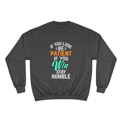 Champion-Sweatshirt mit Typografie-Motiv