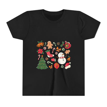 Christmas themed Youth Short Sleeve Tee