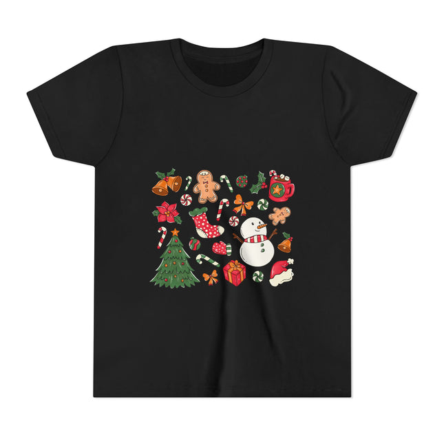Kurzärmeliges T-Shirt für Jugendliche mit Weihnachtsmotiv
