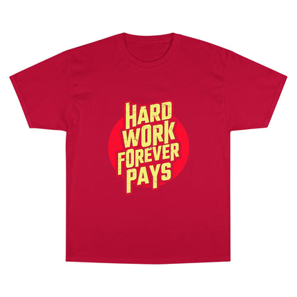 Champion-T-Shirt mit Typografie-Motiv