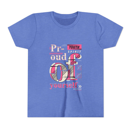 Typography themed Youth Short Sleeve Tee