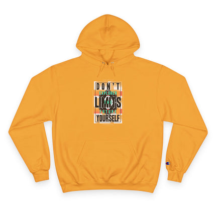 Typography themed Champion Hoodie