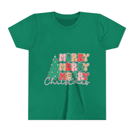 Kurzärmeliges T-Shirt für Jugendliche mit Weihnachtsmotiv