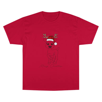 Champion-T-Shirt mit Weihnachtsmotiv