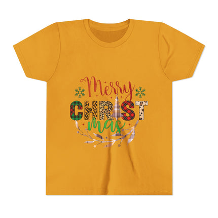 Christmas themed Youth Short Sleeve Tee