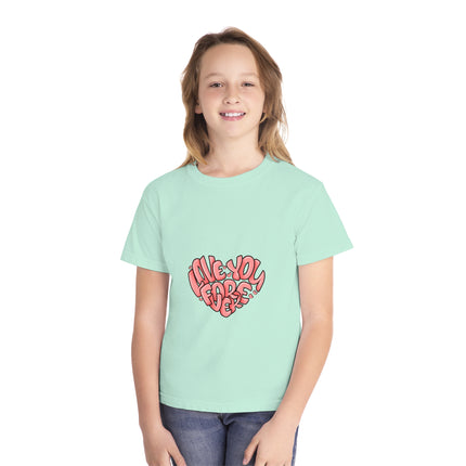 Typography themed Youth Midweight Tee