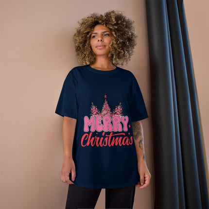 Champion-T-Shirt mit Weihnachtsmotiv