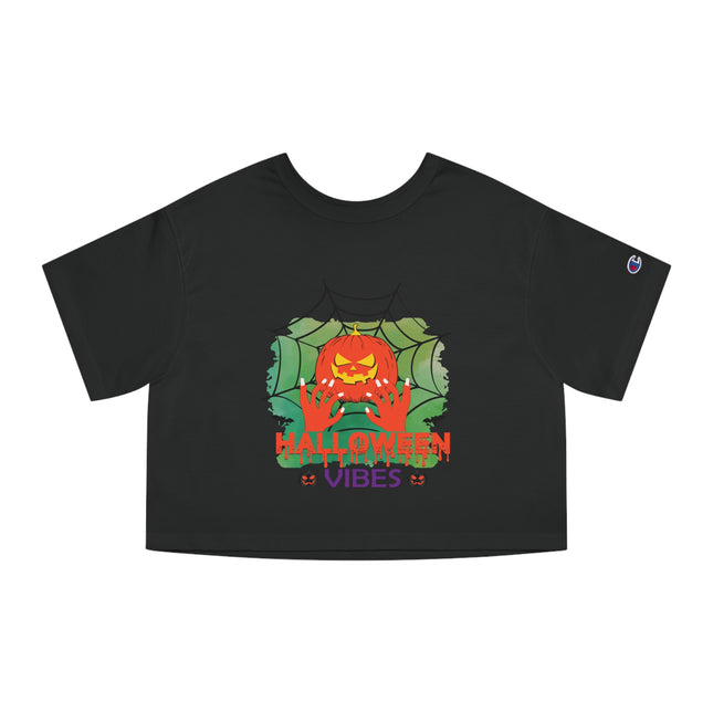 Champion Damen Heritage Cropper T-Shirt mit Halloween-Motiv