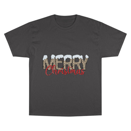 Champion-T-Shirt mit Weihnachtsmotiv