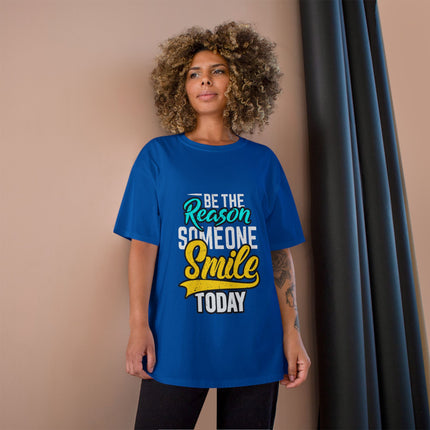 Champion-T-Shirt mit Typografie-Motiv