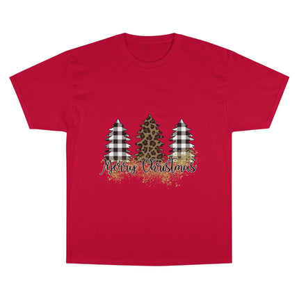 Champion-T-Shirt mit Weihnachtsmotiv