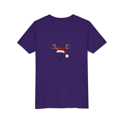 Kurzärmeliges T-Shirt für Jugendliche mit Weihnachtsmotiv
