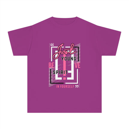 Typography themed Youth Midweight Tee