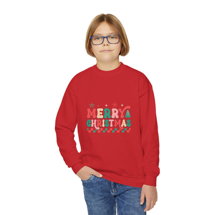 Christmas themed Youth Crewneck Sweatshirt