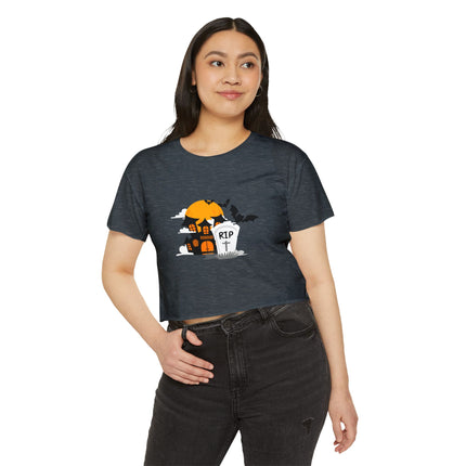 Halloween-Festival-Crop-Top für Damen