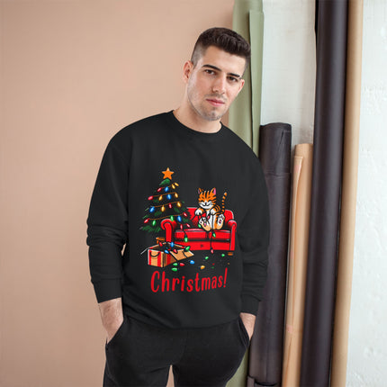 Christmas themed Champion Sweatshirt