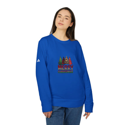 Christmas themed Adidas Unisex Fleece Crewneck Sweatshirt