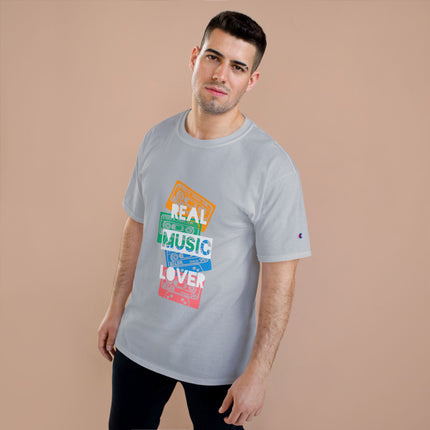 Champion-T-Shirt mit Typografie-Motiv