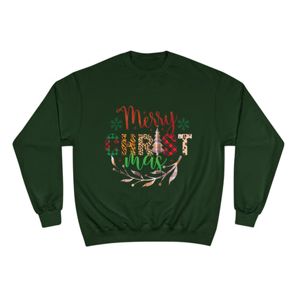 Christmas themed Champion Sweatshirt
