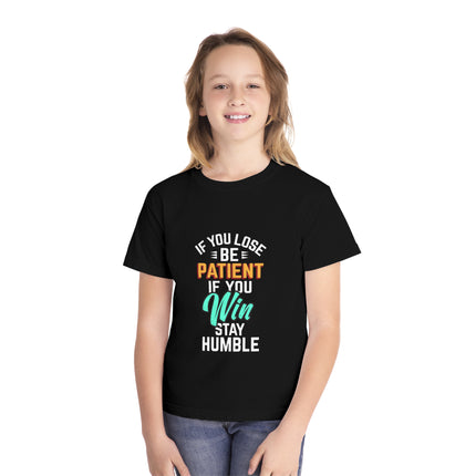 Typography themed Youth Midweight Tee