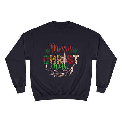 Christmas themed Champion Sweatshirt