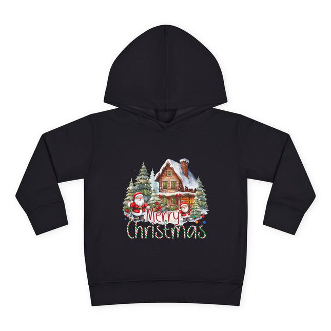 Christmas themed Toddler Pullover Fleece Hoodie