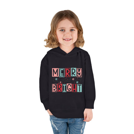Christmas themed Toddler Pullover Fleece Hoodie