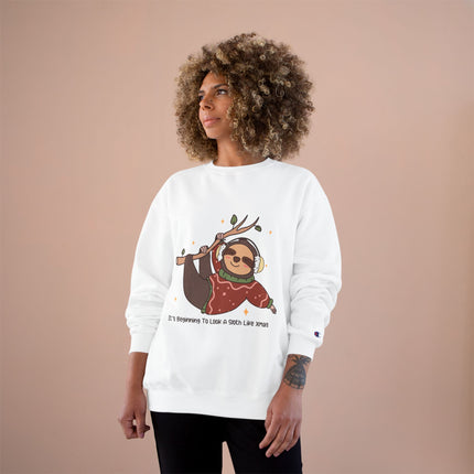 Christmas themed Champion Sweatshirt