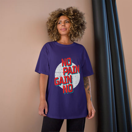 Champion-T-Shirt mit Typografie-Motiv