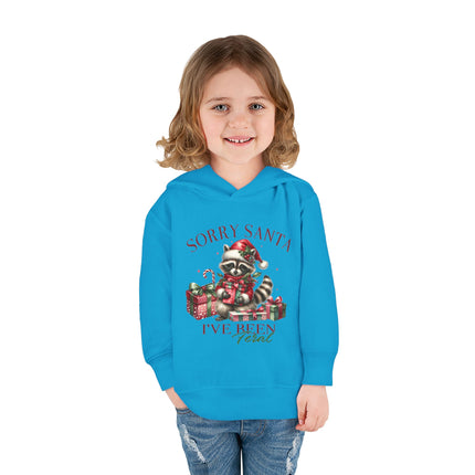 Christmas themed Toddler Pullover Fleece Hoodie