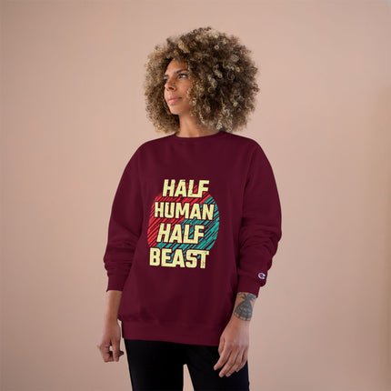 Champion-Sweatshirt mit Typografie-Motiv