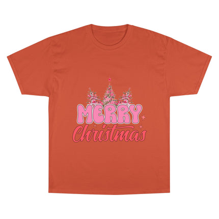 Champion-T-Shirt mit Weihnachtsmotiv