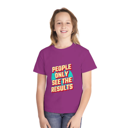 Typography themed Youth Midweight Tee