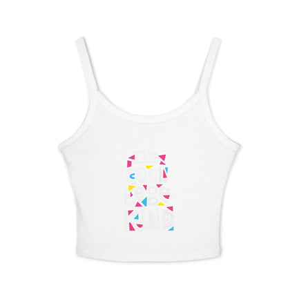 Typografie Themen Damen Spaghetti Strap Tank Top 