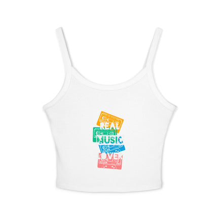 Typografie Themen Damen Spaghetti Strap Tank Top 