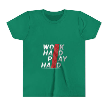 Typography themed Youth Short Sleeve Tee