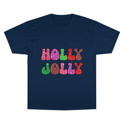 Champion-T-Shirt mit Weihnachtsmotiv