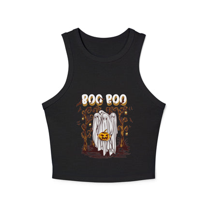 Halloween-Themen Damen Micro Rib Racer Tank Top