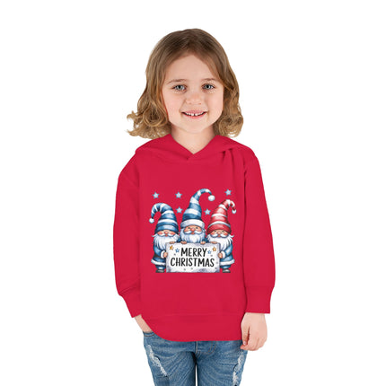 Christmas themed Toddler Pullover Fleece Hoodie