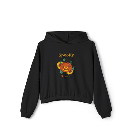 Halloween-Themen-Kapuzenpullover für Damen mit Cinched Bottom