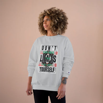 Champion-Sweatshirt mit Typografie-Motiv