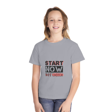 Typography themed Youth Midweight Tee