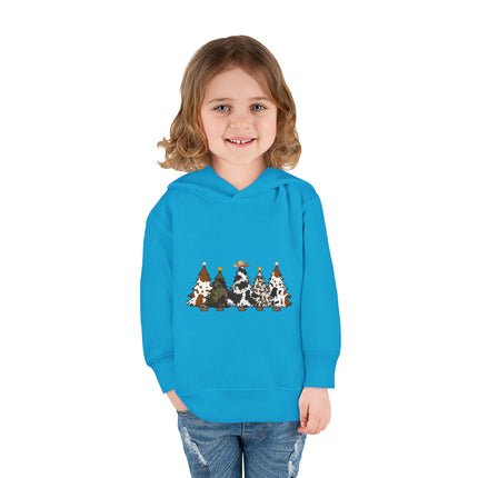 Christmas themed Toddler Pullover Fleece Hoodie