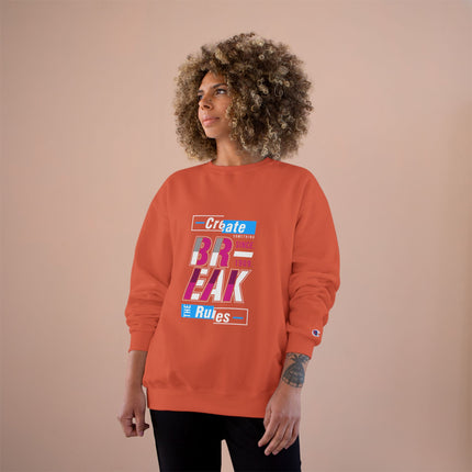 Champion-Sweatshirt mit Typografie-Motiv