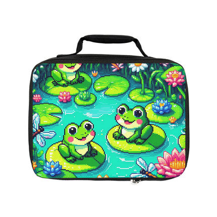 Süße Lunchtasche mit 2 Fröschen-Design 