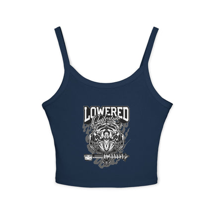 Auto-Enthusiasten Themen Damen Spaghetti Strap Tank Top 