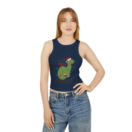 Weihnachtliches Damen Micro Rib Racer Tank Top
