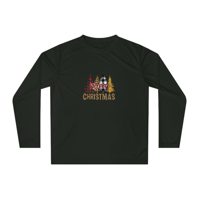 Christmas themed Unisex Performance Long Sleeve Shirt